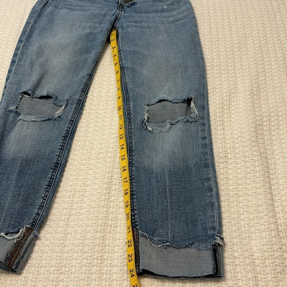 KUT FROM THE KLOTH jeans Catherine Fab AB Boyfriend high rise distressed size 4 - Picture 13 of 14